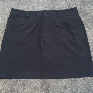 EDDIE BAUER Ladies Black Skort - Size 12